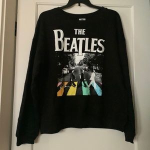 Black Beatles Abbey Road Crew Neck Sweatshirt XXXL (21)